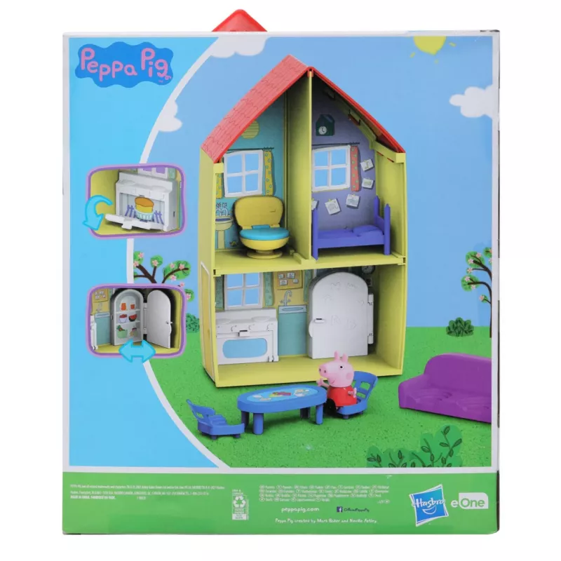 Peppa Pig Peppa’s Adventures Peppa’s Family House, Veiksmo/Nuotykių, 3 m., Įvairiaspalvis, Plastikas