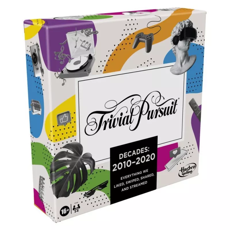Hasbro Gaming Trivial Pursuit Decades 2010 to 2020 stalo žaidimas Trivia