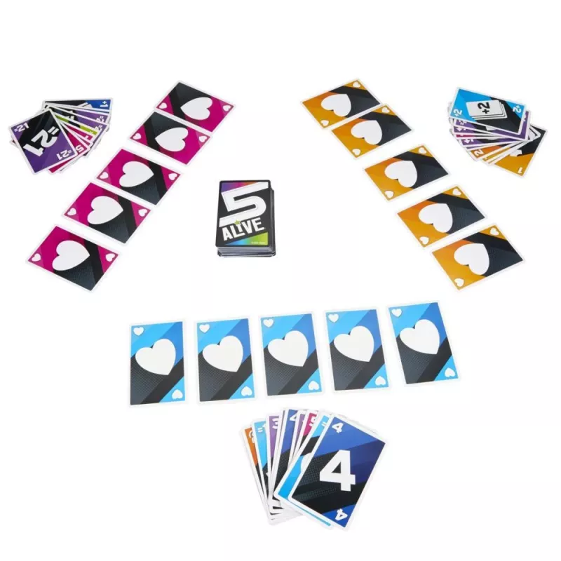 Hasbro Gaming F4205 5 Alive kortų žaidimas, kolekcionuojamas