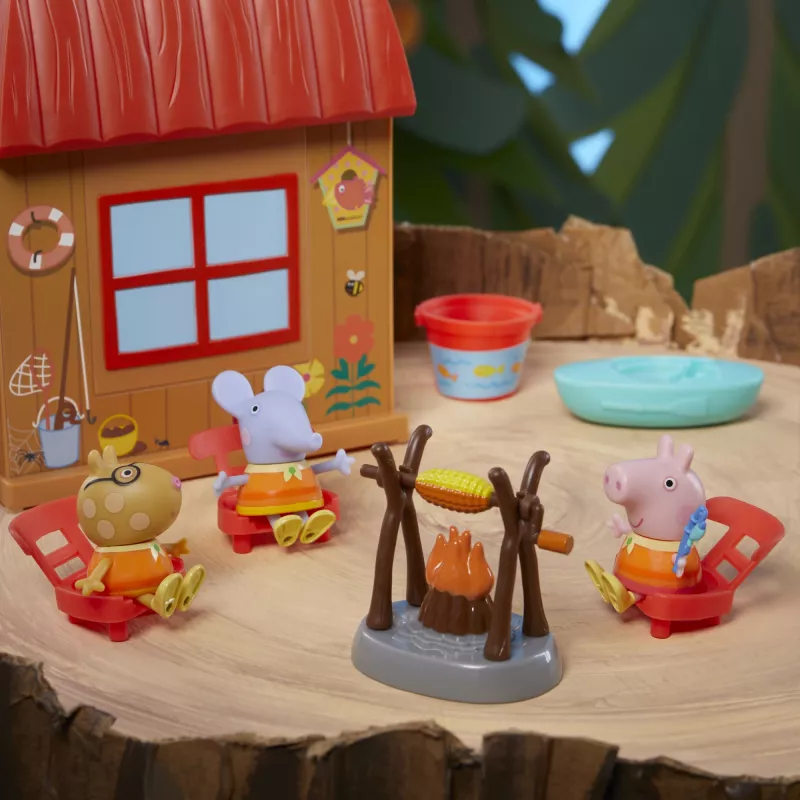 Peppa Pig Peppa jaukioji kempingo vieta, Veiksmo/Nuotykių, 3 metai, Įvairiaspalvė