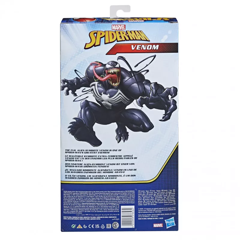 Marvel Spider-Man Titan Hero Series Venom, 4 m., Spider-Man, juoda, raudona, balta