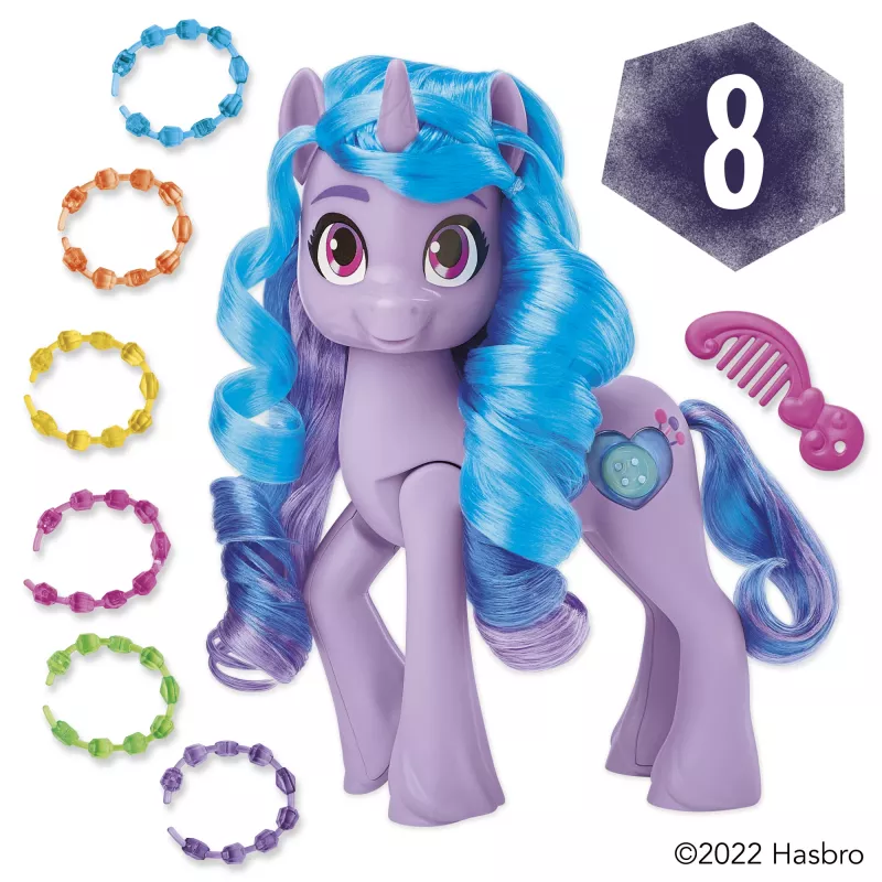 My Little Pony See Your Sparkle Izzy Moonbow, mergaitėms, 5 m., šviesos efektai, garsas