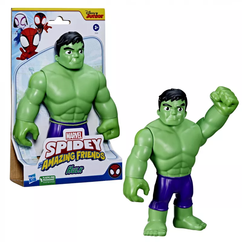 Marvel Spidey and His Amazing Friends Supersized Hulk, 3 metai, Įvairiaspalvis, Plastikas