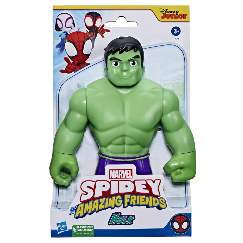 Marvel Spidey and His Amazing Friends Supersized Hulk, 3 metai, Įvairiaspalvis, Plastikas