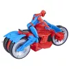 Marvel Spider-Man Spider-Man Web Blast Cycle žaidimų rinkinys su lanksčia Spider-Man figūrėle vaikams
