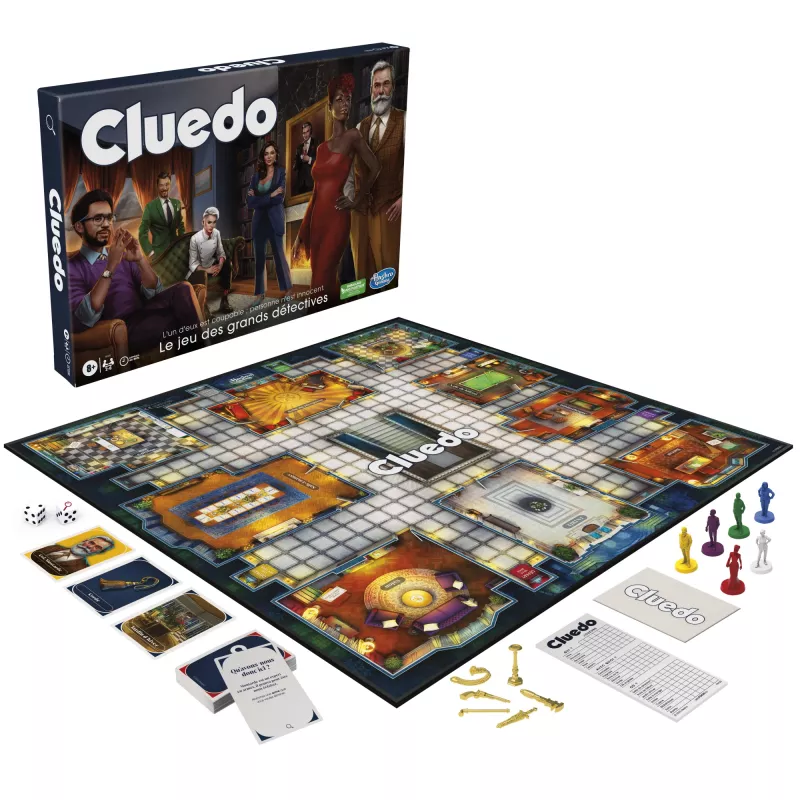 Stalo žaidimas Hasbro Gaming Cluedo 45 min – Detektyvas, amžius 8+, šeimos žaidimas
