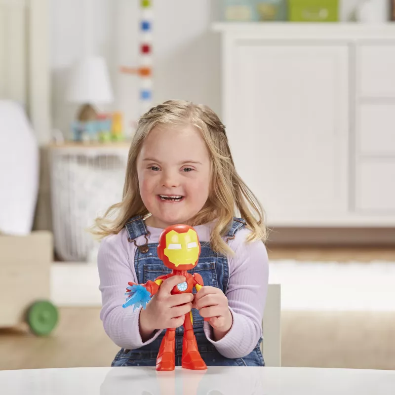 Marvel Spidey and His Amazing Friends Supersized Iron Man, 3 m., Marvel, Raudona, Geltona
