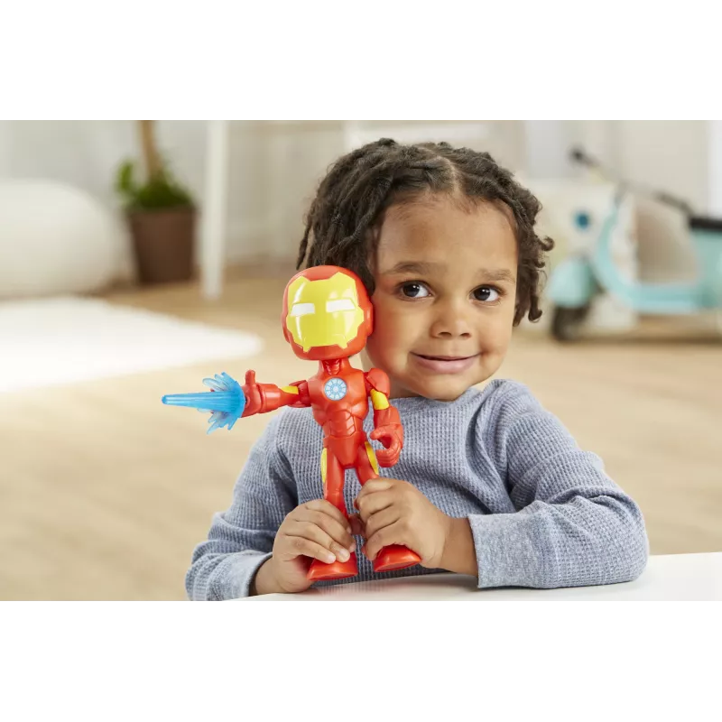 Marvel Spidey and His Amazing Friends Supersized Iron Man, 3 m., Marvel, Raudona, Geltona