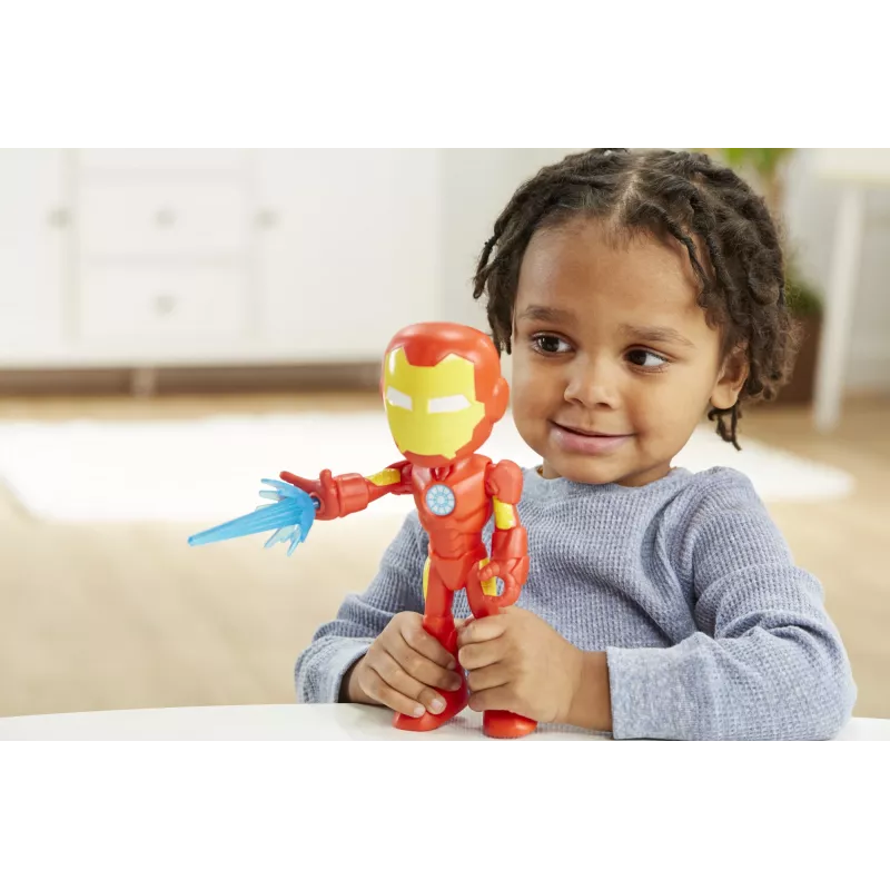 Marvel Spidey and His Amazing Friends Supersized Iron Man, 3 m., Marvel, Raudona, Geltona