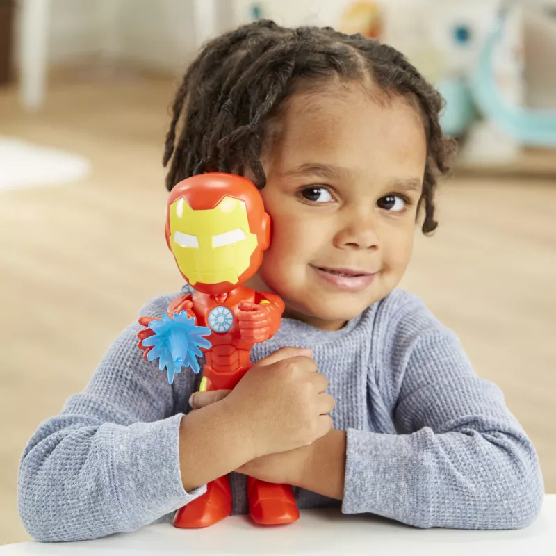 Marvel Spidey and His Amazing Friends Supersized Iron Man, 3 m., Marvel, Raudona, Geltona