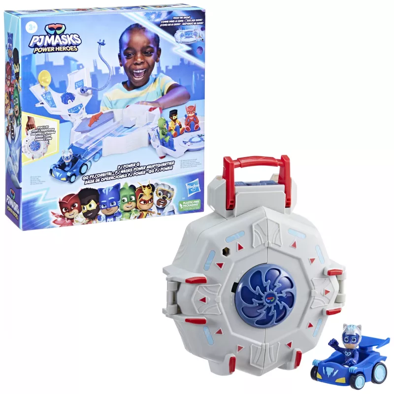Žaislų rinkinys HASBRO PJ Masks F78205L0 — Veiksmo/Nuotykių rinkinys, rekomenduojamas amžius 3+; spalvos: mėlyna, raudona, balta