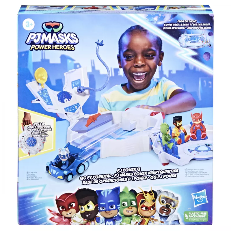 Žaislų rinkinys HASBRO PJ Masks F78205L0 — Veiksmo/Nuotykių rinkinys, rekomenduojamas amžius 3+; spalvos: mėlyna, raudona, balta