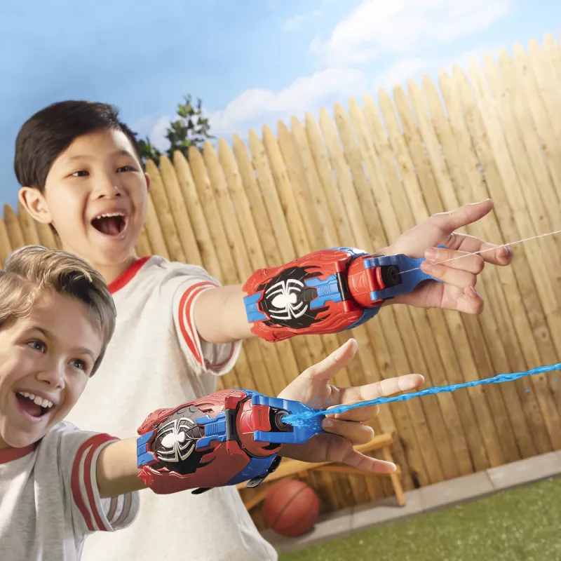 Žaislinis pirštinių sprogdintuvas Marvel Spider-Man Real Webs Ultimate Web Blaster