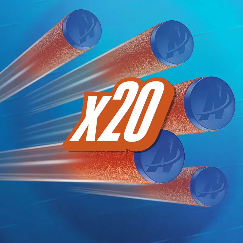 Papildymas Nerf N Series N1-Darts 20x Mėlyna Oranžinė F8640