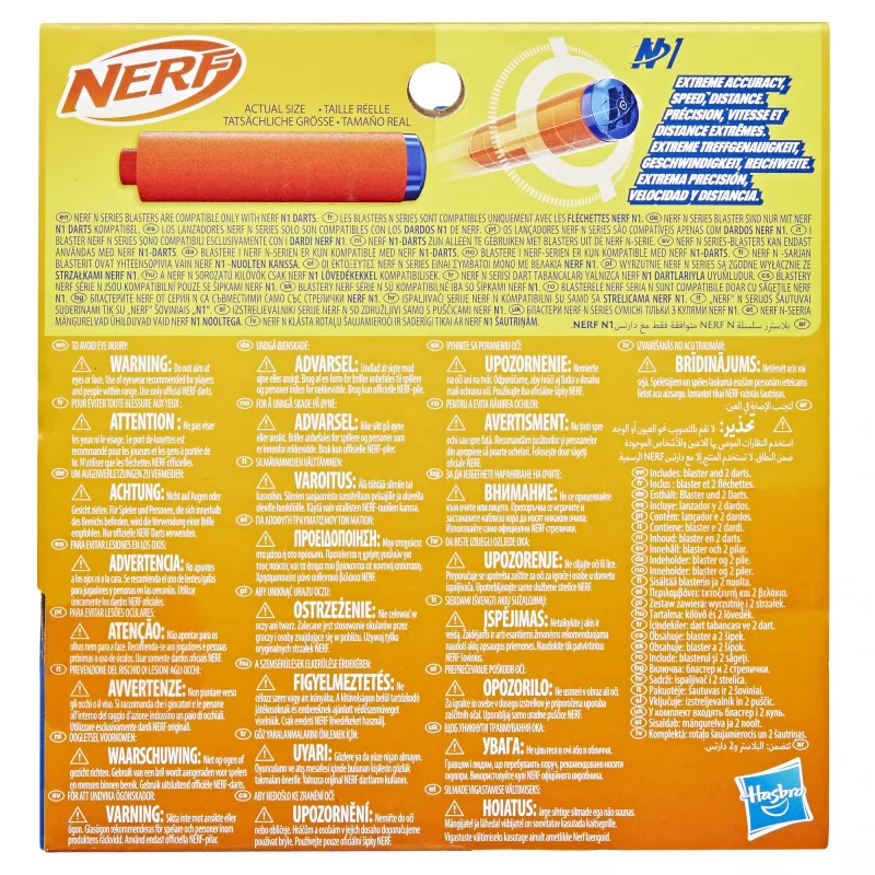 Žaislinis šaudytuvas NERF N Series Flex mėlynas oranžinis 8+