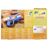 Žaislinis šturmo šautuvas NERF N Series Agility mėlynas oranžinis baltas 8 metų
