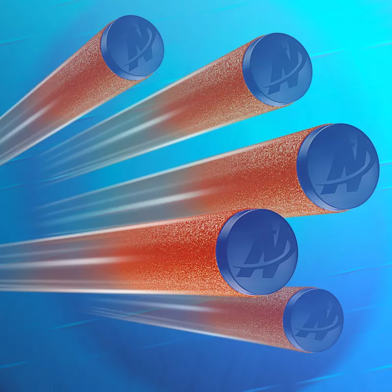 Žaislinis šturmo šautuvas NERF N Series Agility mėlynas oranžinis baltas 8 metų