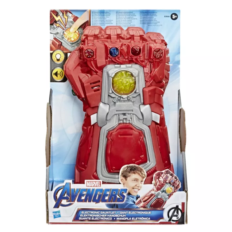 Marvel Avengers: Endgame raudona Infinity Gauntlet elektroninė kumštis