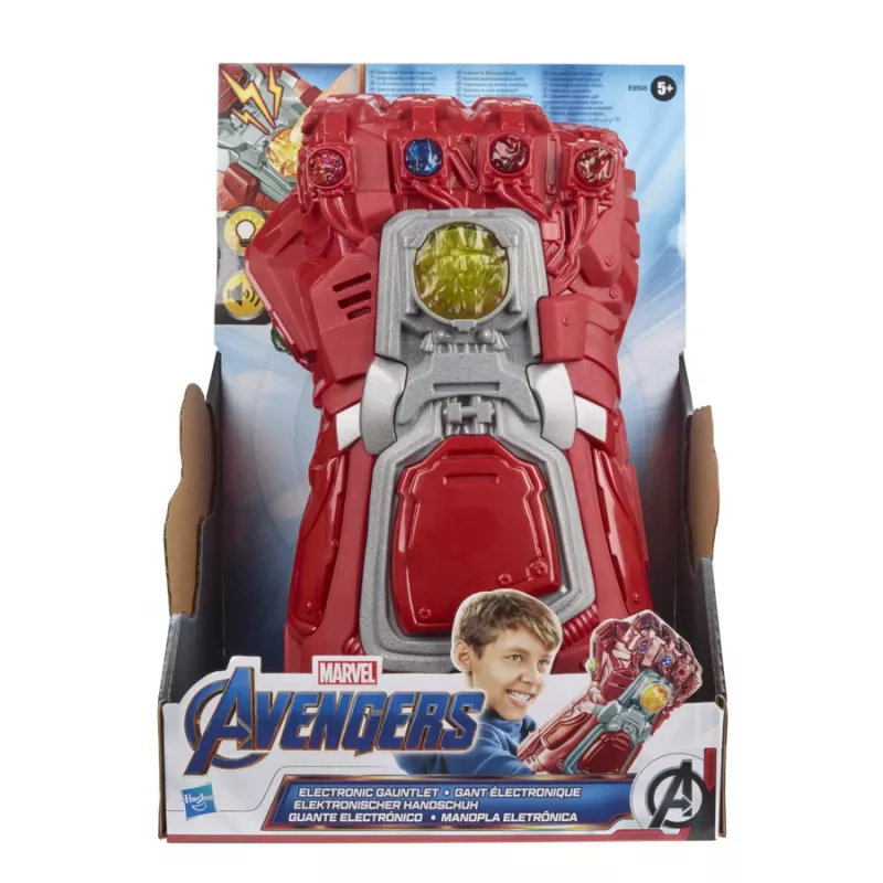Marvel Avengers: Endgame raudona Infinity Gauntlet elektroninė kumštis