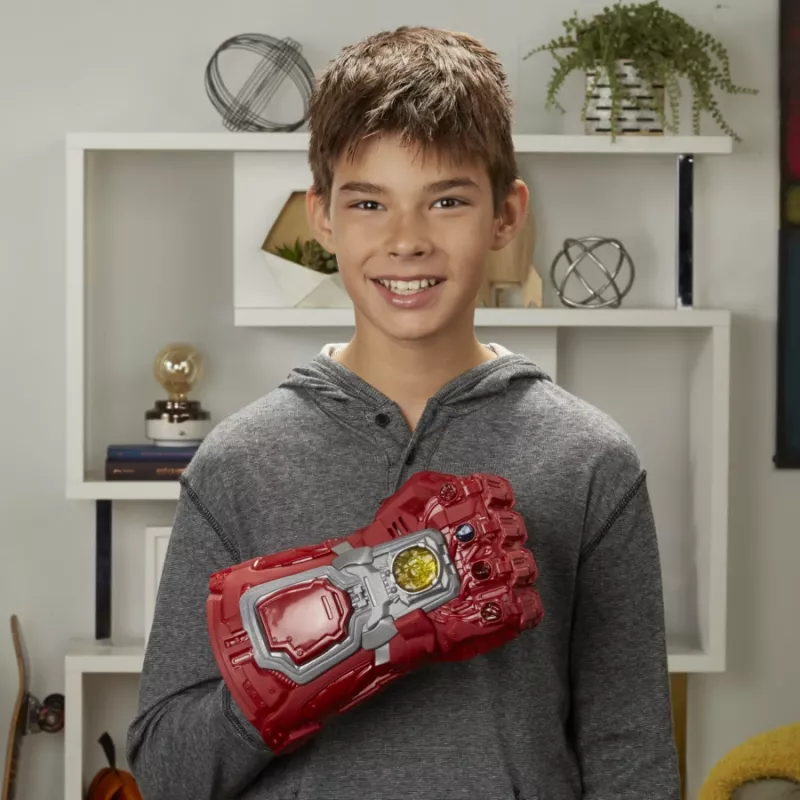 Marvel Avengers: Endgame raudona Infinity Gauntlet elektroninė kumštis