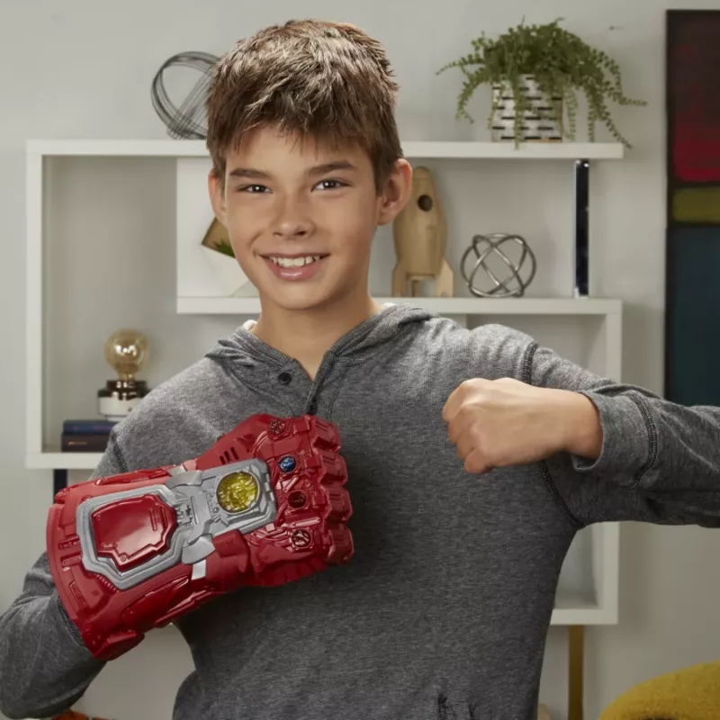 Marvel Avengers: Endgame raudona Infinity Gauntlet elektroninė kumštis