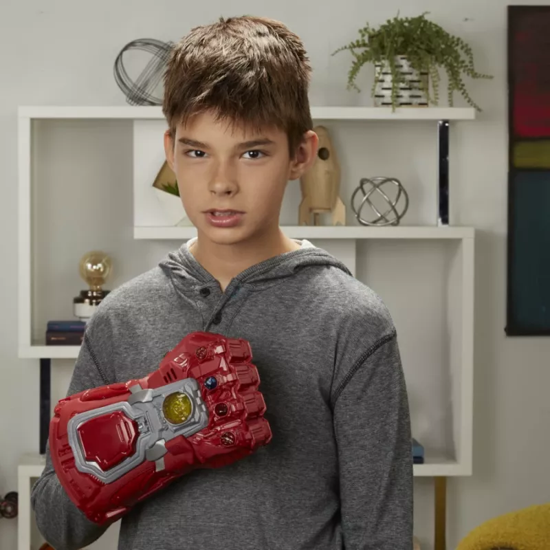 Marvel Avengers: Endgame raudona Infinity Gauntlet elektroninė kumštis
