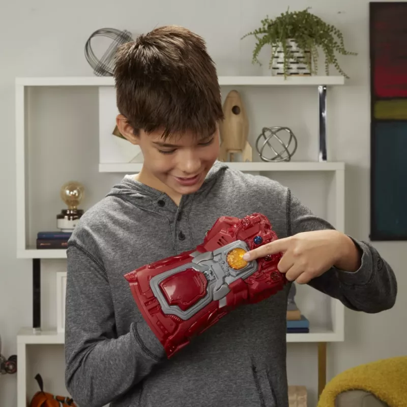 Marvel Avengers: Endgame raudona Infinity Gauntlet elektroninė kumštis