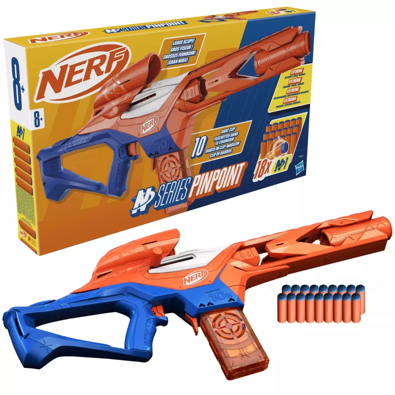Žaislinis šaudyklė NERF Nerf N Series Pinpoint mėlyna oranžinė 8+