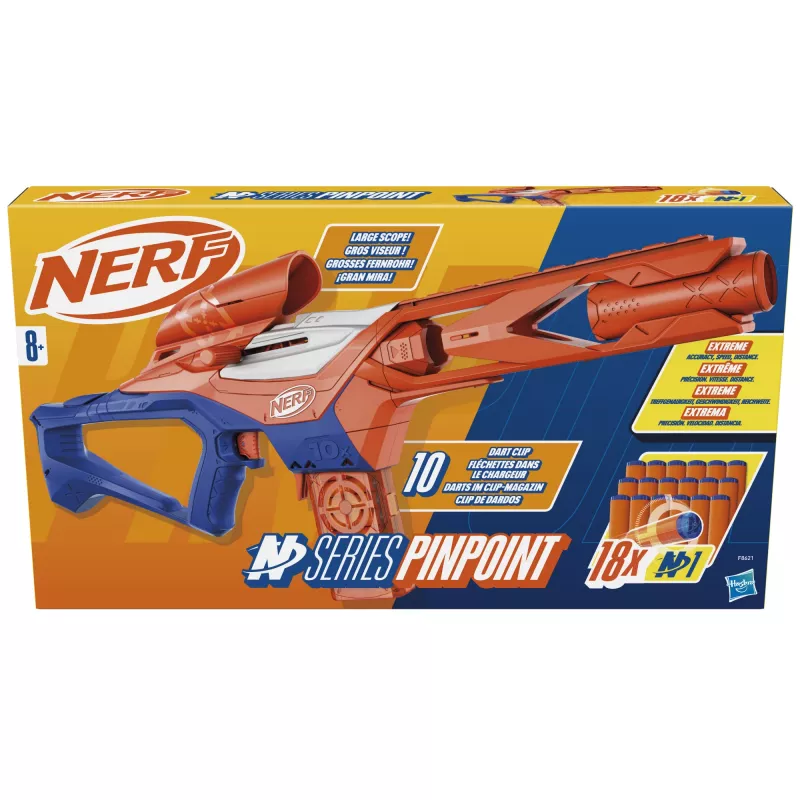Žaislinis šaudyklė NERF Nerf N Series Pinpoint mėlyna oranžinė 8+
