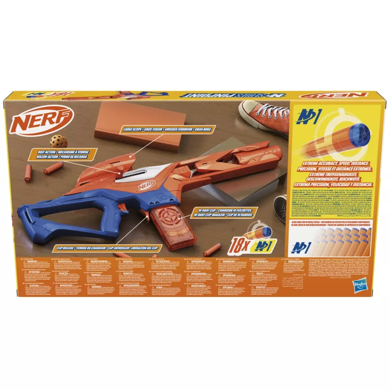 Žaislinis šaudyklė NERF Nerf N Series Pinpoint mėlyna oranžinė 8+