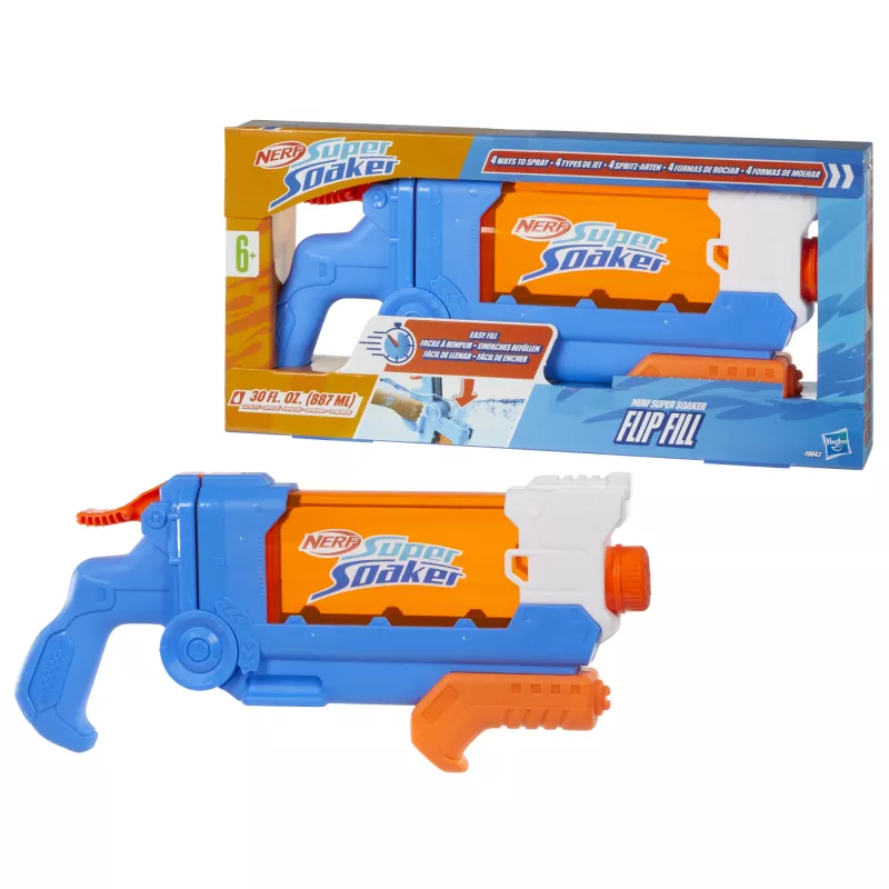 Nerf Super Soaker Flip Fill, Žaislinis vandens šautuvas, 6 metai