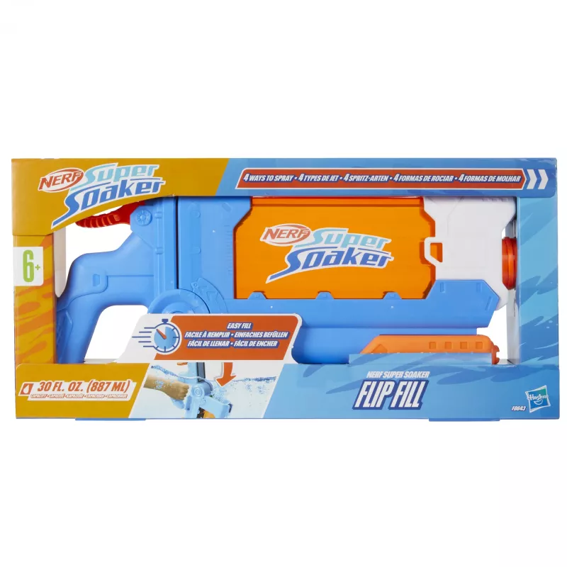 Nerf Super Soaker Flip Fill, Žaislinis vandens šautuvas, 6 metai