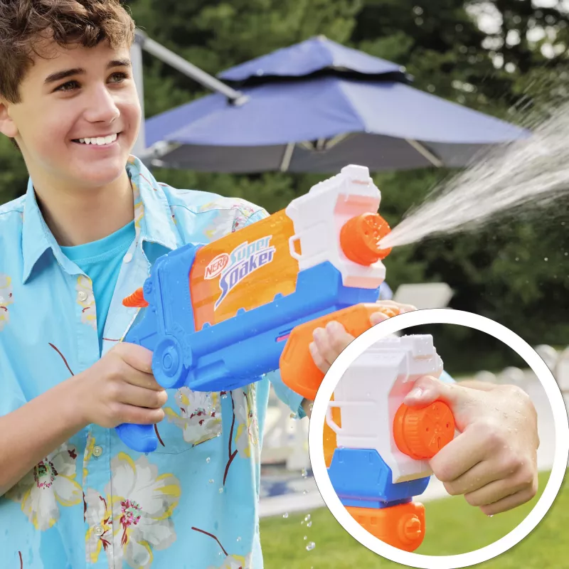 Nerf Super Soaker Flip Fill, Žaislinis vandens šautuvas, 6 metai