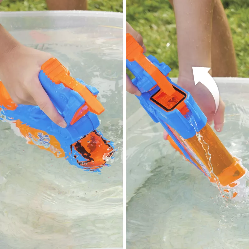 Nerf Super Soaker Flip Fill, Žaislinis vandens šautuvas, 6 metai