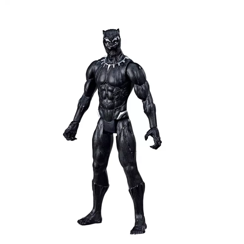 Marvel Avengers Titan Hero Juoda Panther figūra, 4 metai, Spalvota, Plastikas