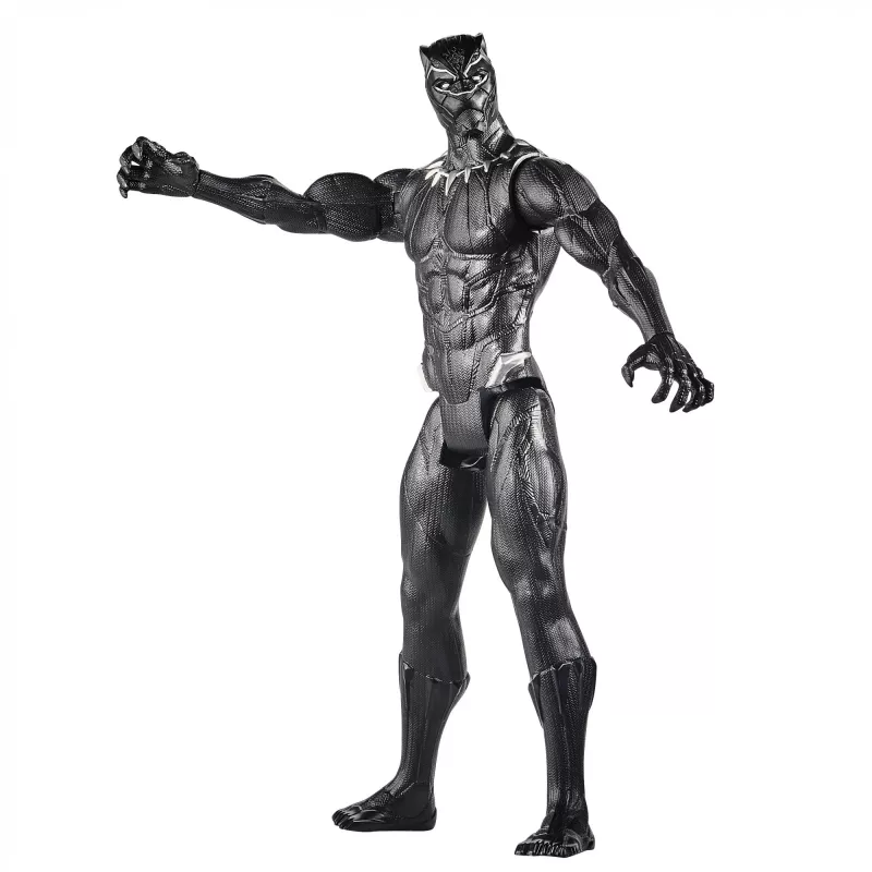 Marvel Avengers Titan Hero Juoda Panther figūra, 4 metai, Spalvota, Plastikas