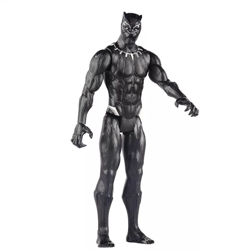 Marvel Avengers Titan Hero Juoda Panther figūra, 4 metai, Spalvota, Plastikas