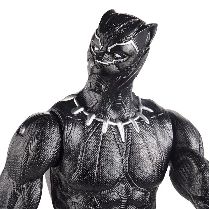 Marvel Avengers Titan Hero Juoda Panther figūra, 4 metai, Spalvota, Plastikas