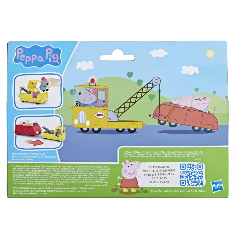 Vilkiko sunkvežimis Peppa Pig F9519 Daugiaspalvis Ikimokyklinis žaislas nuo 3 metų