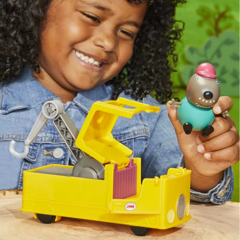 Vilkiko sunkvežimis Peppa Pig F9519 Daugiaspalvis Ikimokyklinis žaislas nuo 3 metų