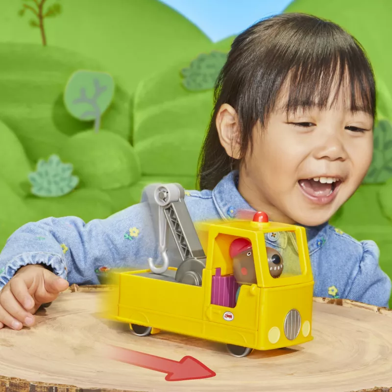 Vilkiko sunkvežimis Peppa Pig F9519 Daugiaspalvis Ikimokyklinis žaislas nuo 3 metų