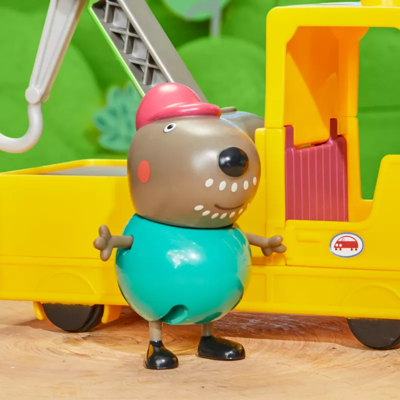 Vilkiko sunkvežimis Peppa Pig F9519 Daugiaspalvis Ikimokyklinis žaislas nuo 3 metų