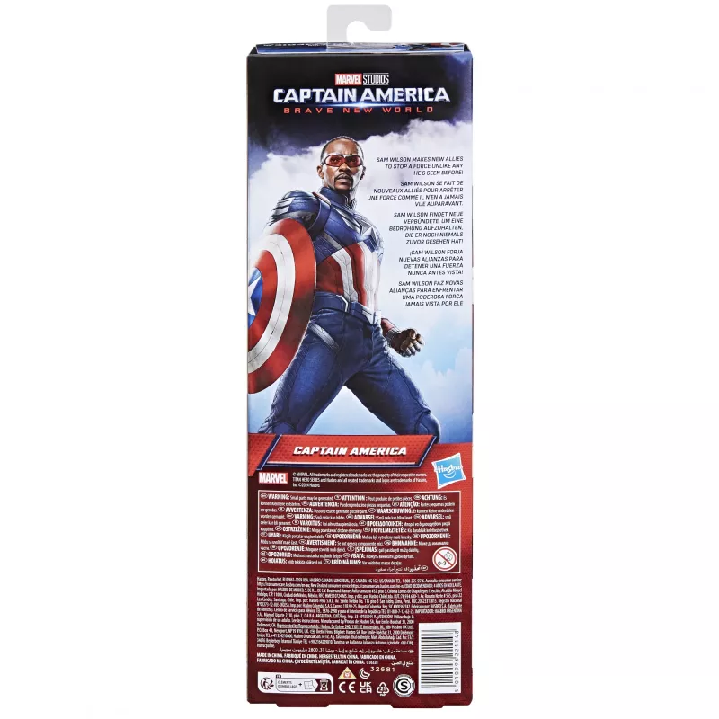Marvel Studios Captain America Brave New World, Titan Hero Series Captain America