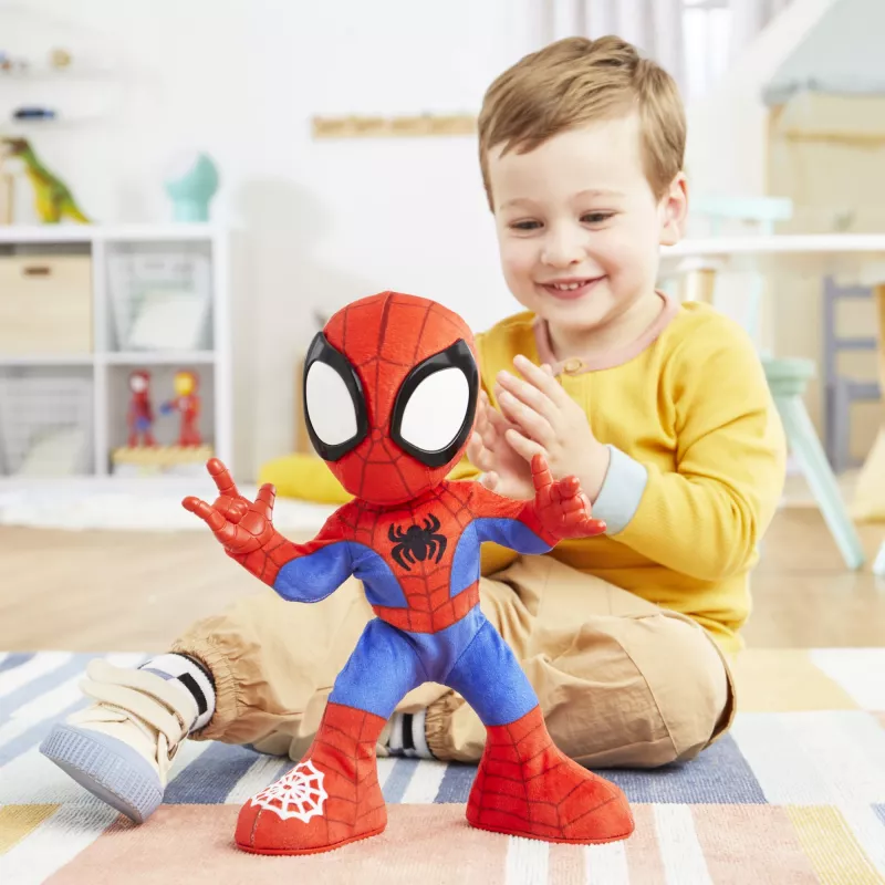 Marvel Spidey and His Amazing Friends Dance 'N Crawl Spidey, interaktyvus pliušinis žaislas su muzika ir garsais