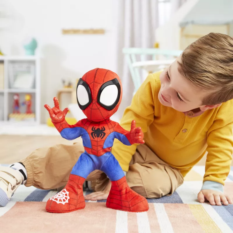 Marvel Spidey and His Amazing Friends Dance 'N Crawl Spidey, interaktyvus pliušinis žaislas su muzika ir garsais