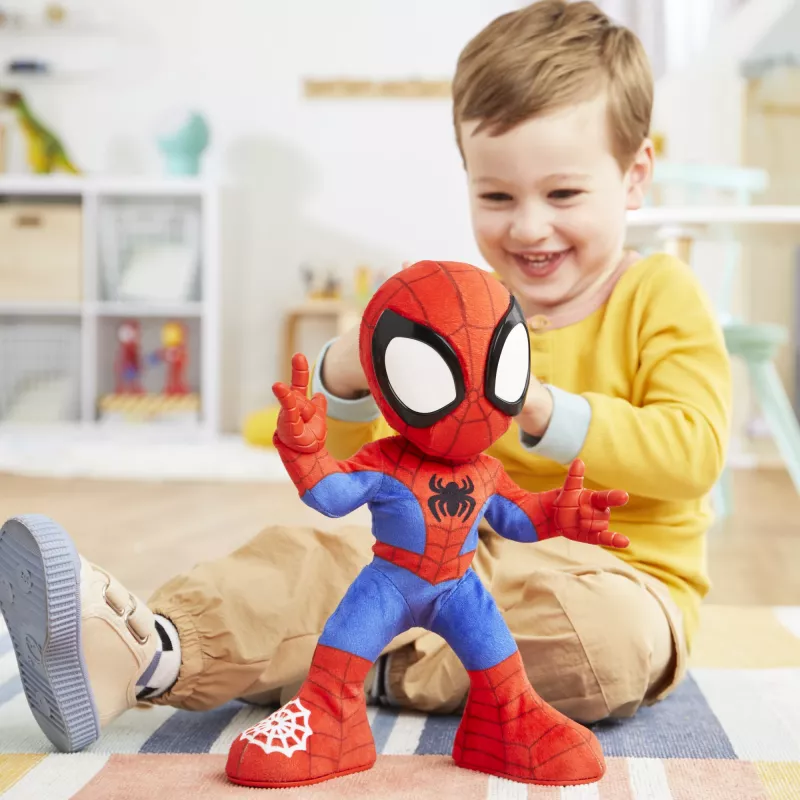 Marvel Spidey and His Amazing Friends Dance 'N Crawl Spidey, interaktyvus pliušinis žaislas su muzika ir garsais