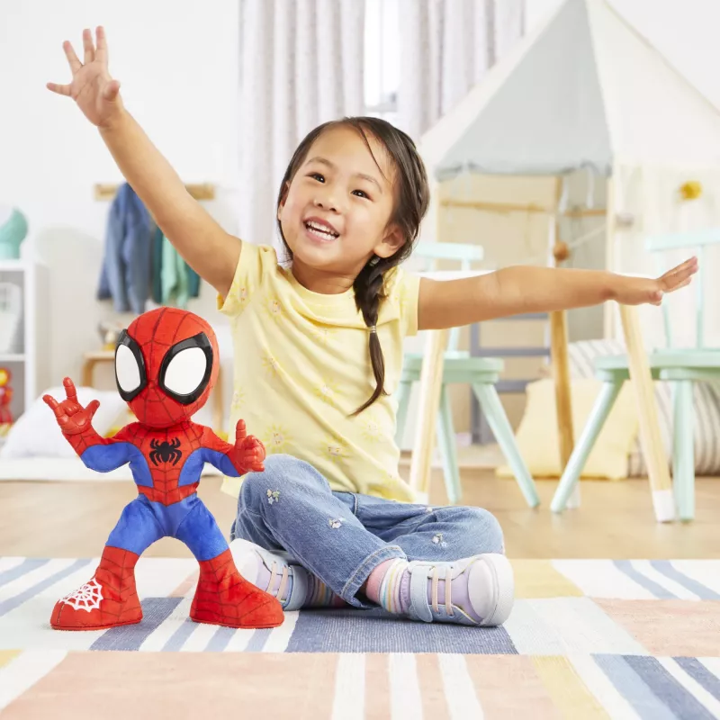 Marvel Spidey and His Amazing Friends Dance 'N Crawl Spidey, interaktyvus pliušinis žaislas su muzika ir garsais