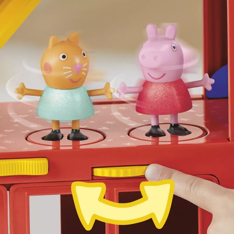 Peppa Pig 2-in-1 Party Bus, veiksmo / nuotykių, 3 m., įvairiaspalvis, plastikas