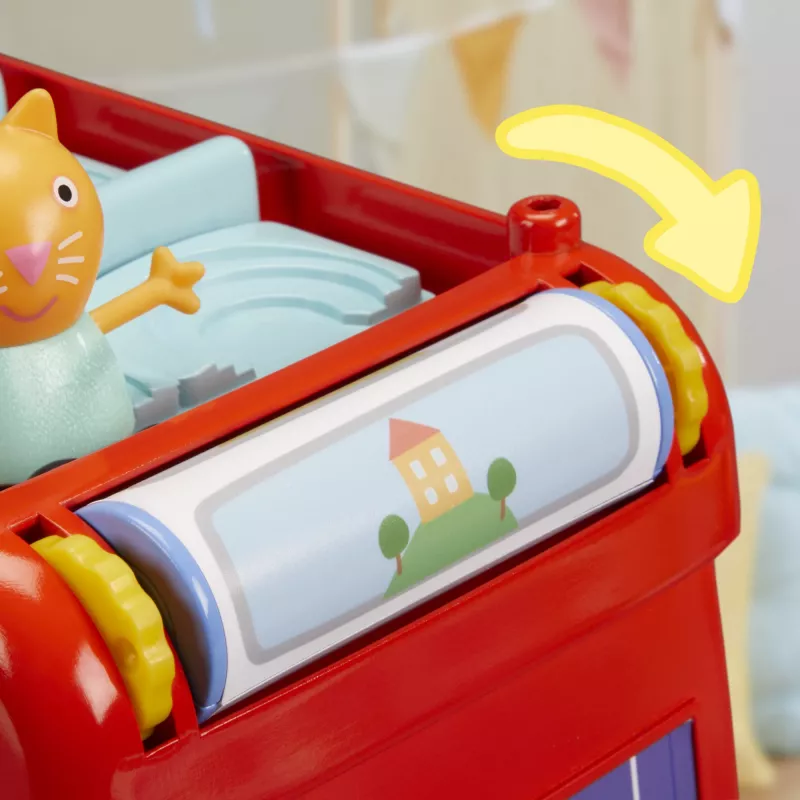 Peppa Pig 2-in-1 Party Bus, veiksmo / nuotykių, 3 m., įvairiaspalvis, plastikas