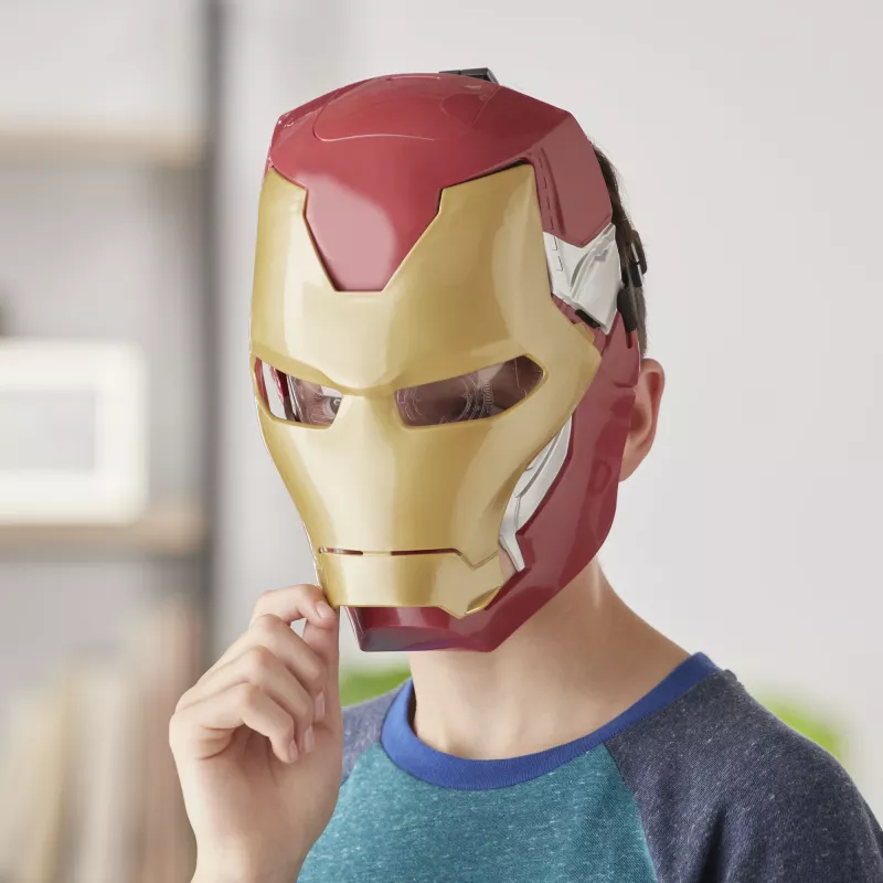 Marvel Avengers Iron Man Flip FX kaukė, vaikams, veido kaukė, nuo 5 metų, filmas, 1 vnt.